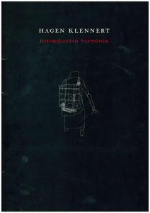 Umschlag des Katalogs von Hagen Klennert