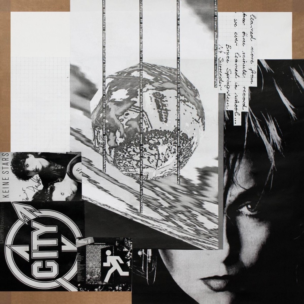 Klaus Killisch "Keine Stars" 2016, Collage, 50x50cm