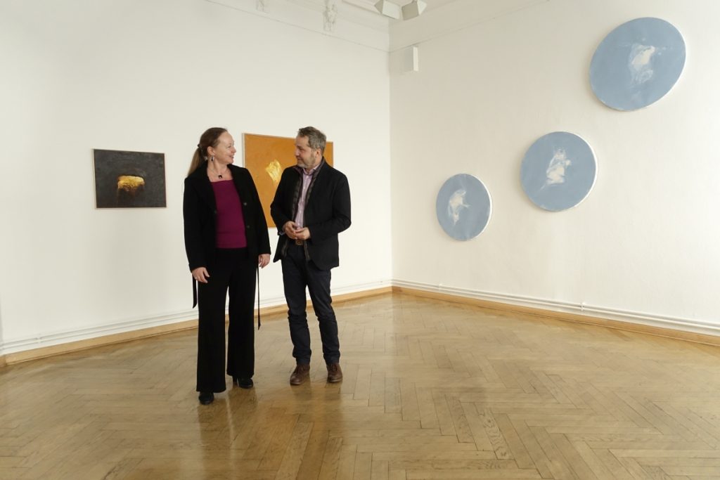 Neuer Bürgermeister besucht Ausstellung