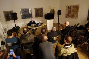 Arnold Dreyblatts Vortrag in der Galerie Pankow