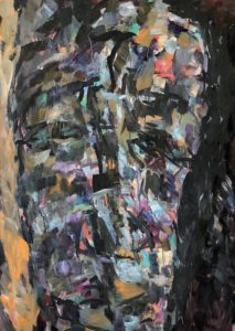 Bild eines Kopfes - Gemälde des Künstlers Marwan