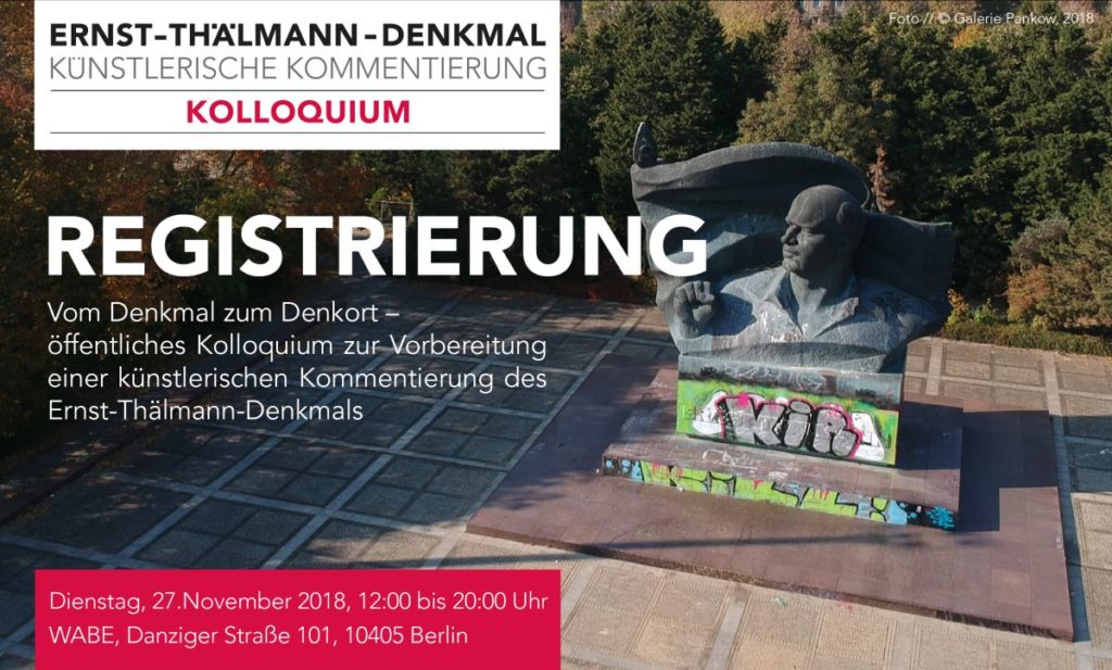 Registrierung Kolloquium Ernst-Thälmann-Denkmal