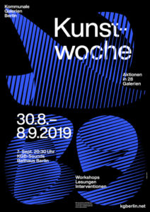 Flyer KGB Kunstwoche 2019