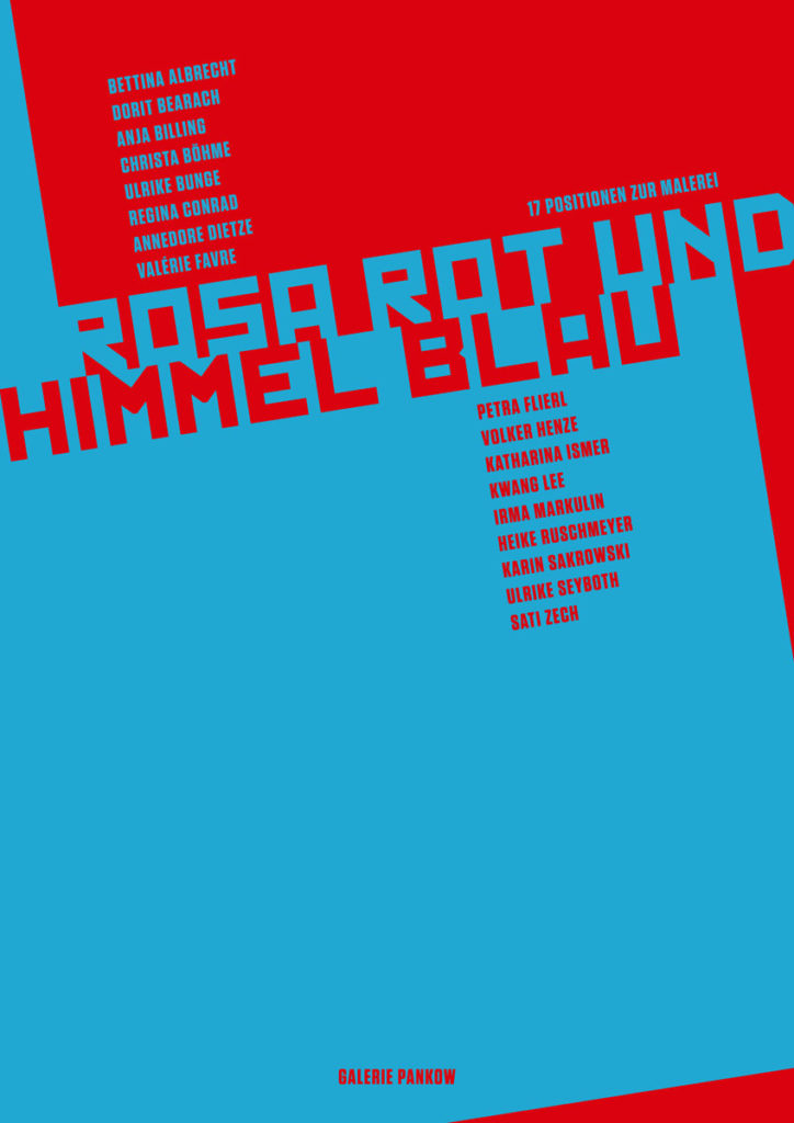 "ROSA ROT UND HIMMEL BLAU" Cover
