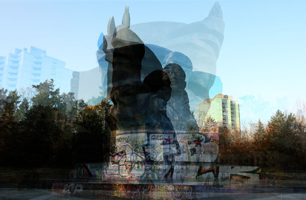Thälmann-Denkmal Collage